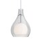 Besa Lighting Elle 11 Cord Pendant, Clear, Satin Nickel Finish, 1x9W LED 1JT-ELLE11CL-LED-SN - alternate 1